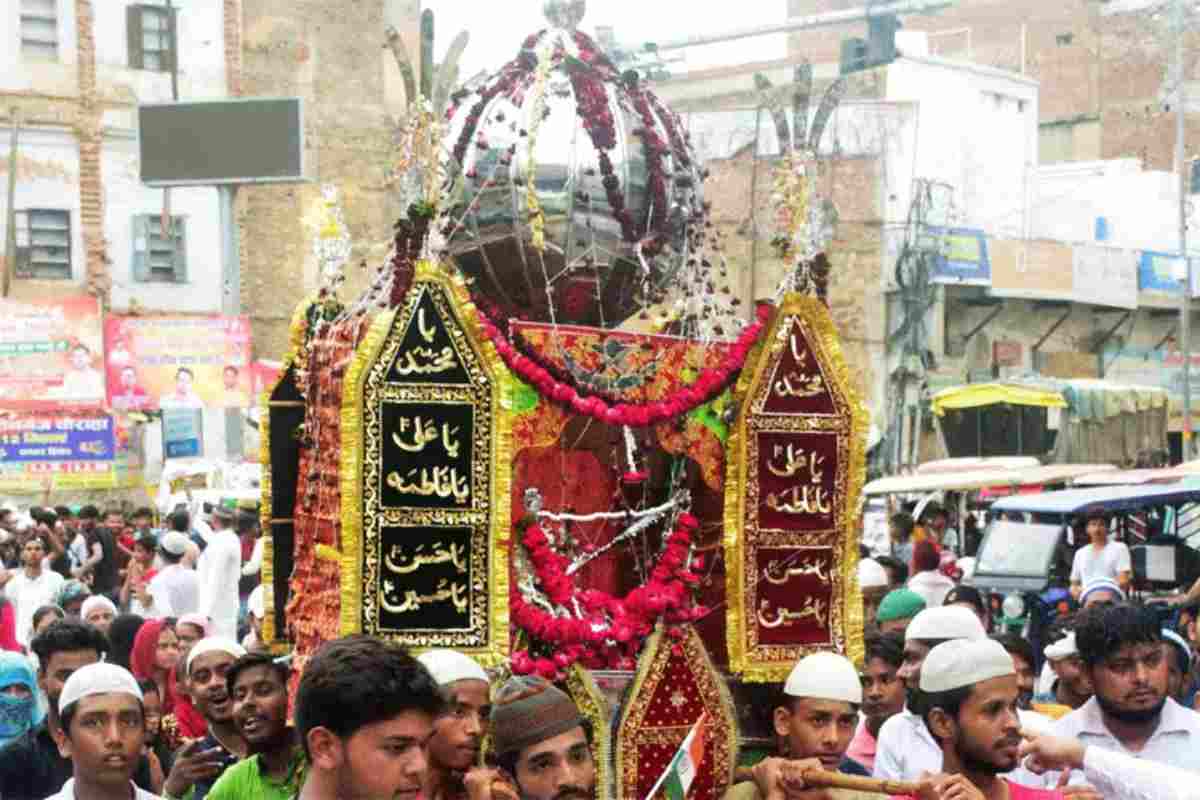 Hirebidanur मुहर्रम के जुलूस का समान्वय