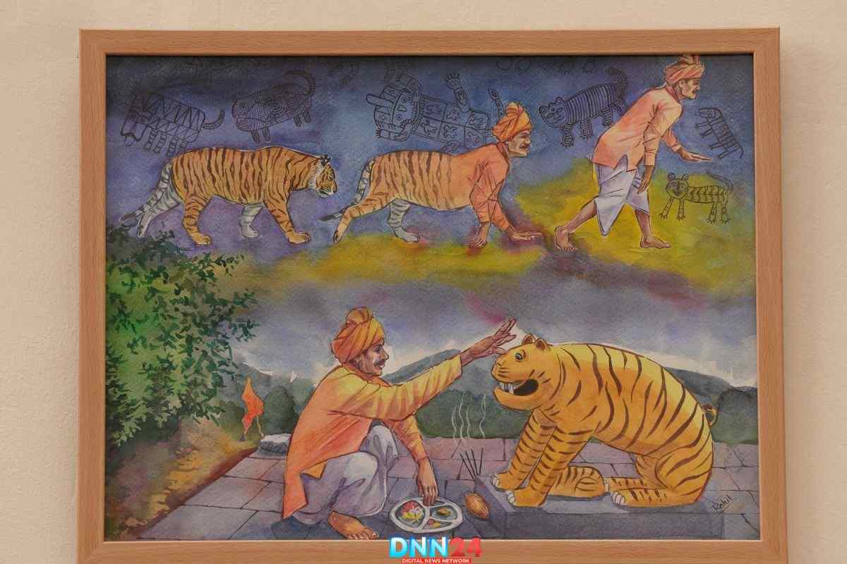 टाइगर को महत्व देती प्रदर्शनी