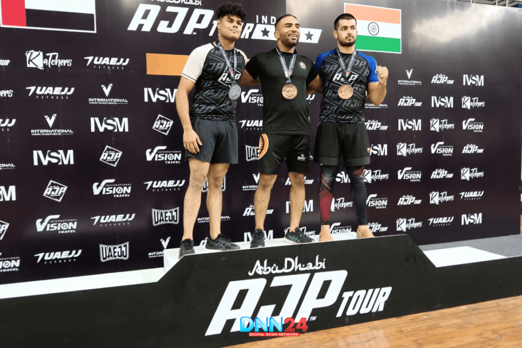 रियाज़ ख़ान ने Jiu-Jitsu स्पोर्ट्स AJP चैंपियनशिप में जीता गोल्ड