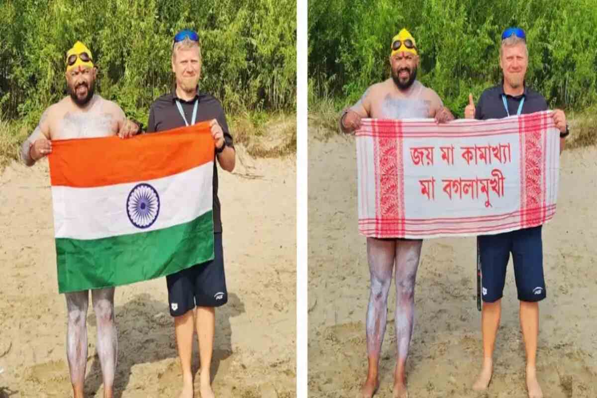 एल्विस अली हज़ारिका बने पोलैंड की खाड़ी पार करने वाले पहले असमिया तैराक