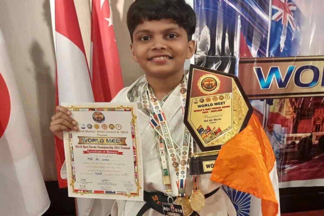 इंटरनेशनल कराटे के ‘छठवें वर्ल्ड मीट’ के लिए भारतीय टीम में नामित हुए मोहम्मद अली वारिस