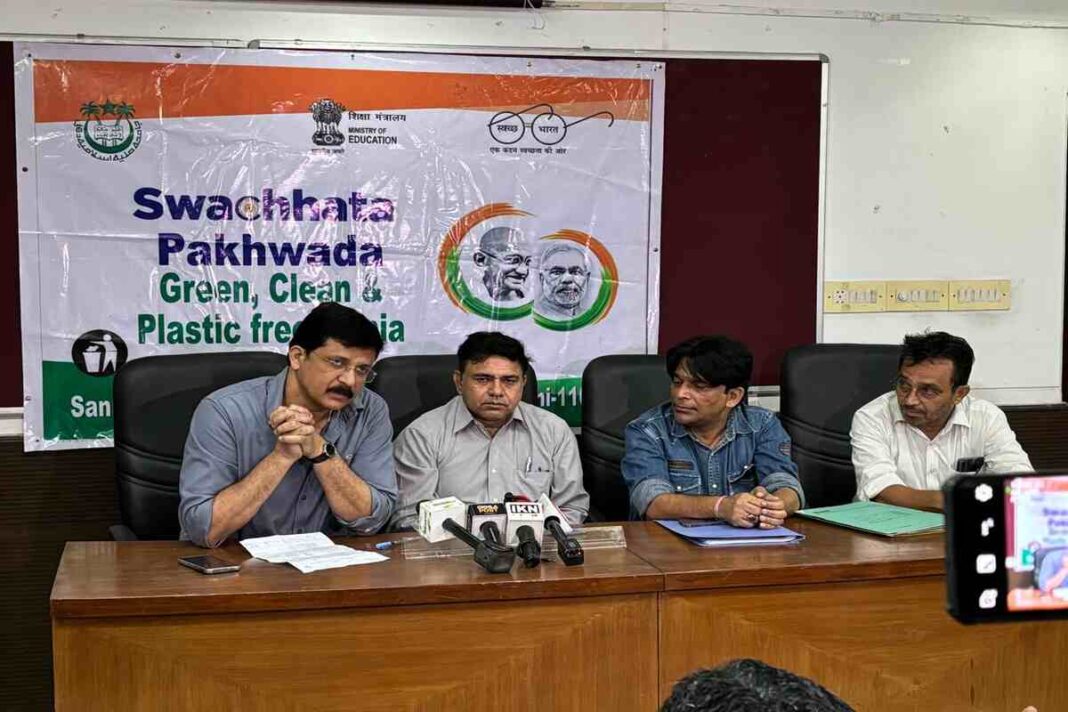 जामिया मिल्लिया इस्लामिया मना रहा स्वच्छता ही सेवा पखवाड़ा