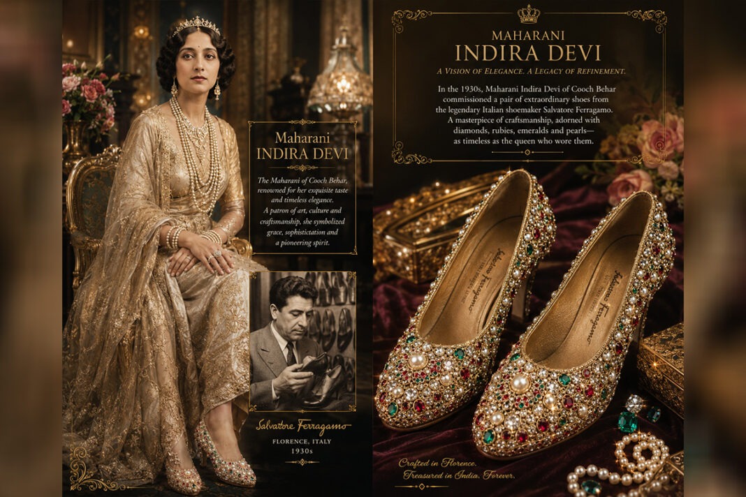 जब Famous Italian shoemaker ने बनाए महारानी के लिए हीरे-पन्ना से जड़े जूते,इंदिरा देवी का फैशन आज भी बेनज़ीर