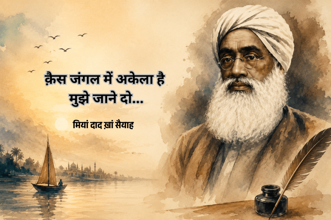 मियां दाद ख़ां सैयाह: उर्दू शायरी का मुसाफ़िर जिसने ज़िंदगी को सफ़र बना दिया
