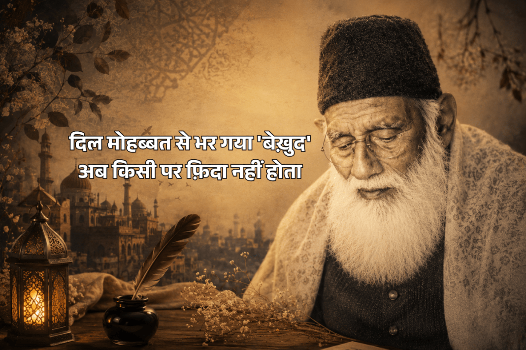 बेख़ुद देहलवी: दाग़ की रिवायत, दिल्ली की ज़बान और इश्क़ की ख़ूबसूरत शायरी