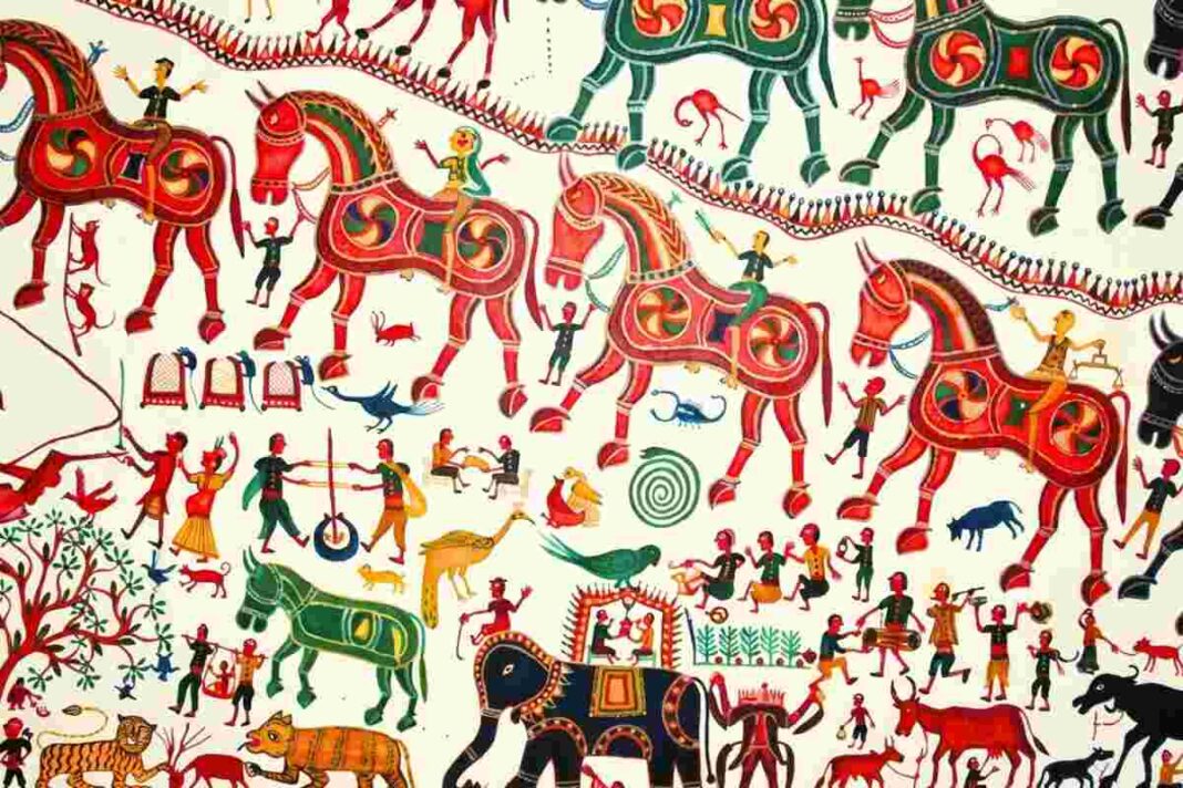 Pithora Painting: जब दीवारों पर रंगों के साथ उतरती है आस्था और पुरखों की कहानी
