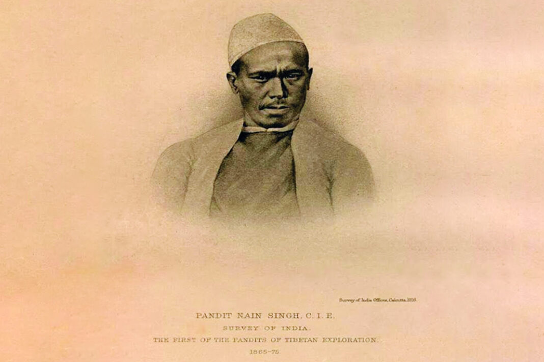 पंडित नैनसिंह रावत और तिब्बत का नक्शा