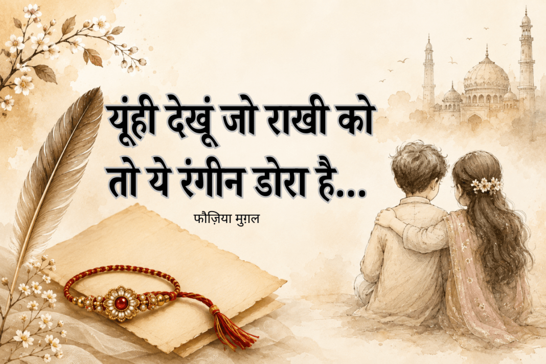 राखी के धागे में बंधा भाई-बहन का प्यार, उर्दू शायरों ने भी सजाए जज़्बात