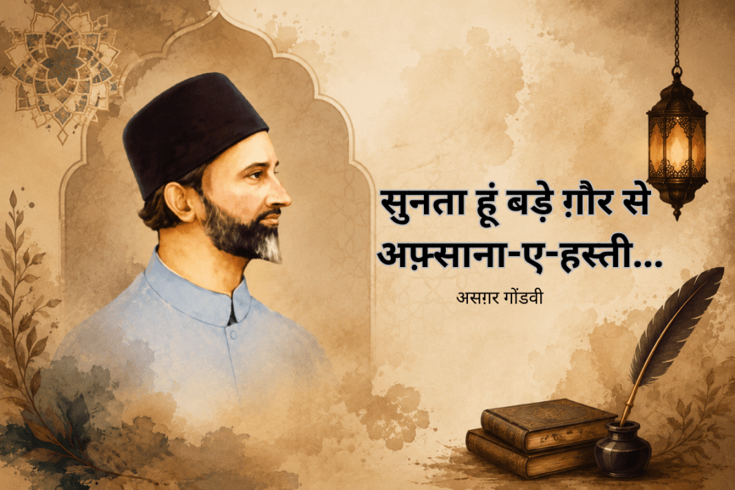 असग़र गोंडवी: शायरी में मोहब्बत, तसव्वुफ़ और ज़िंदगी की रौशन फ़िक्र