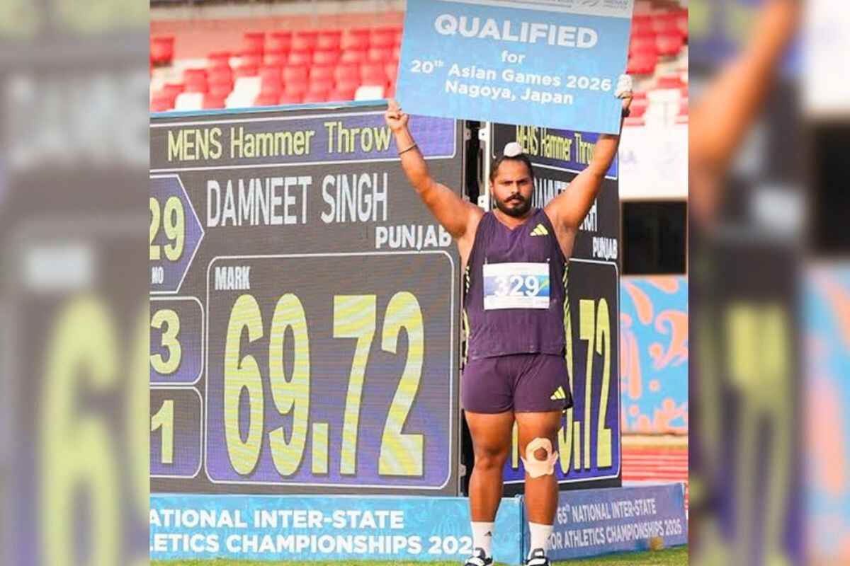 जूनियर चैंपियन से Asian Games तक: हैमर थ्रोअर Damneet Singh का सफ़र
