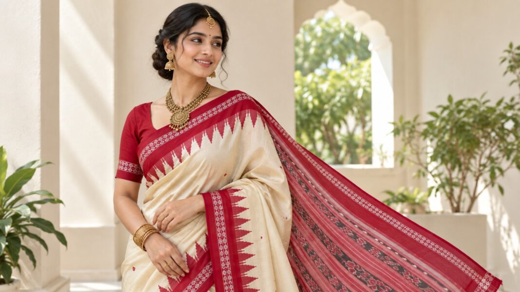 छत्तीसगढ़ के जंगलों से आपकी अलमारी तक: शाही और सुकून देने वाली कोसा सिल्क साड़ी का सुनहरा सफ़र