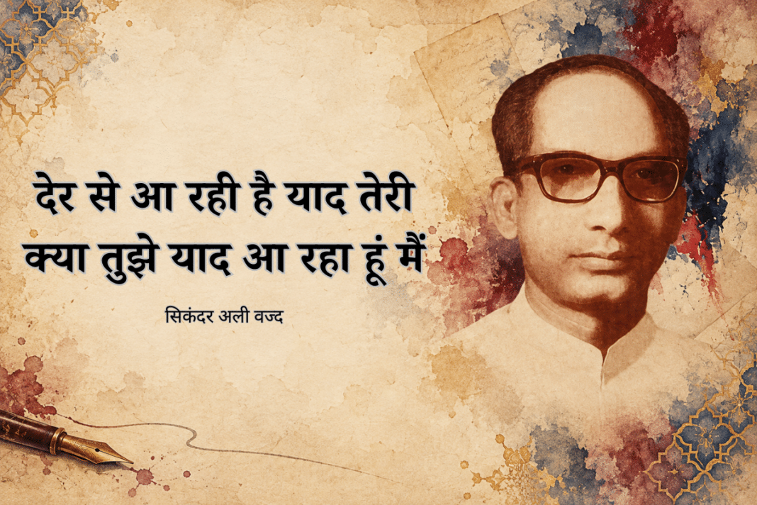 सिकंदर अली: अदब, शायरी और ज़िंदगी के सफ़र को लफ़्ज़ों में पिरोने वाले शायर